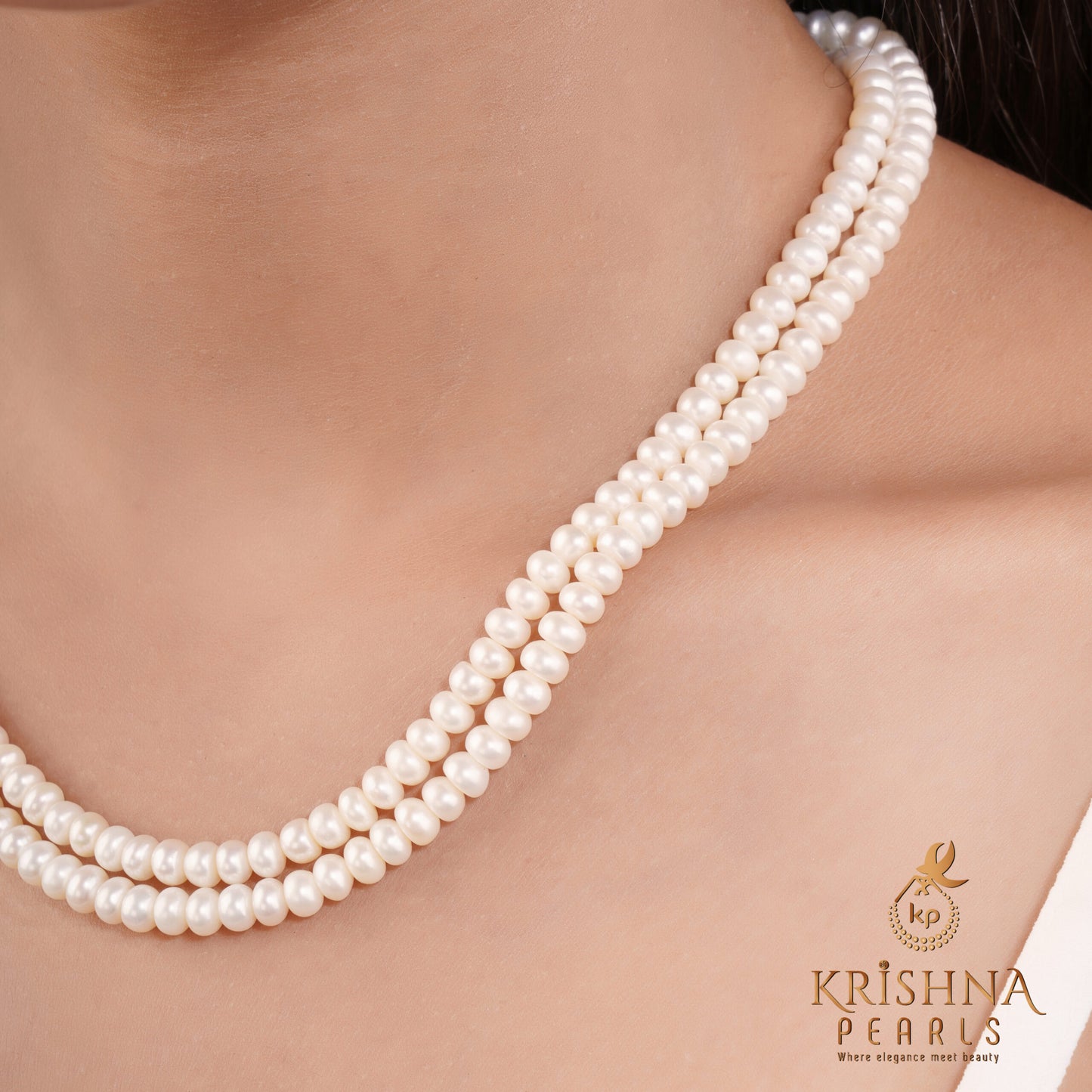 Simple 2 Row Pearl Set