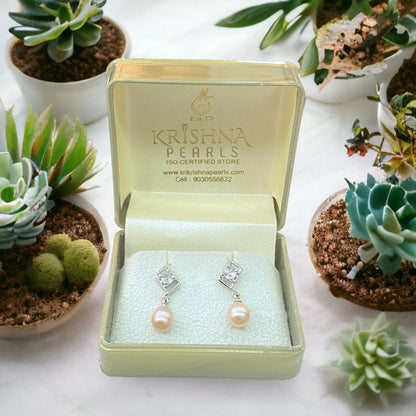 Attractive Pink Pearl hangings