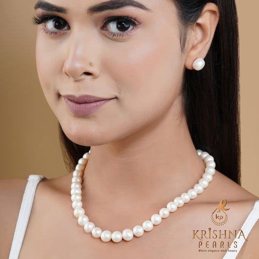 Classy White Round Pearl 10mm