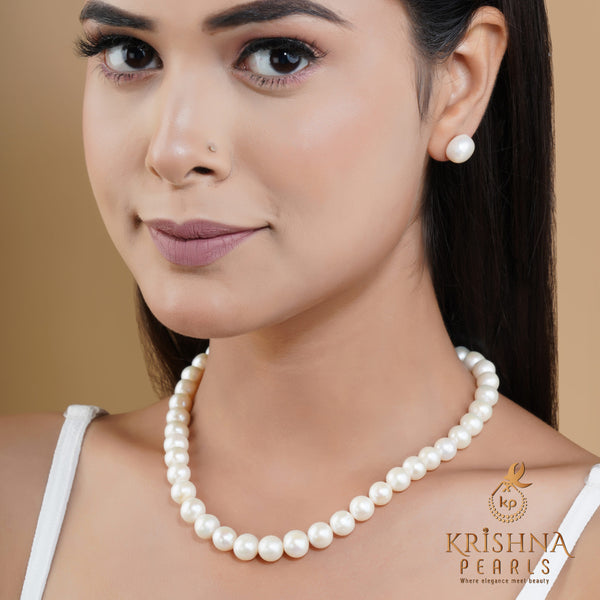 Classy White Round Pearl 10mm