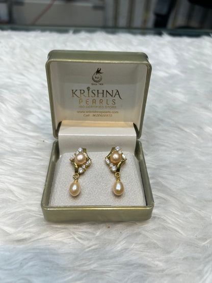 Designer Pink Pearl Hangings