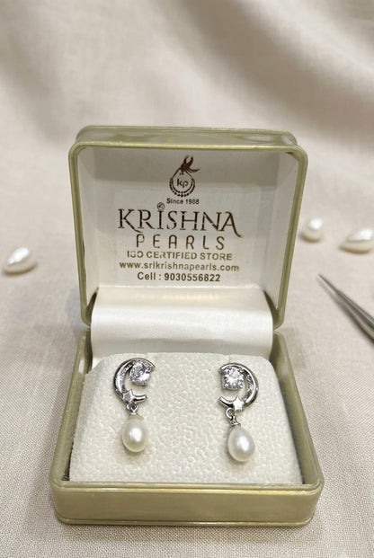 Pretty Moon Star Pearl Drop Hanging