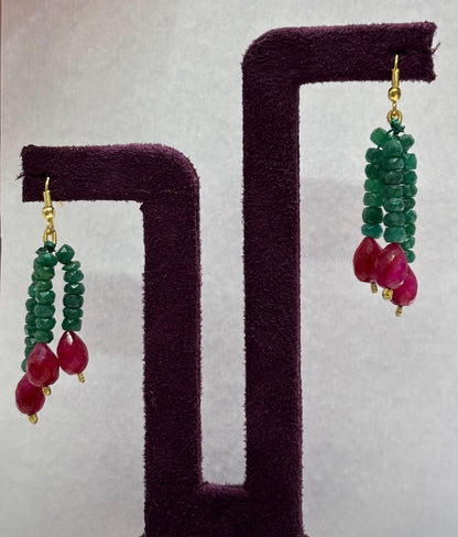 Real Emerald & Ruby Necklace