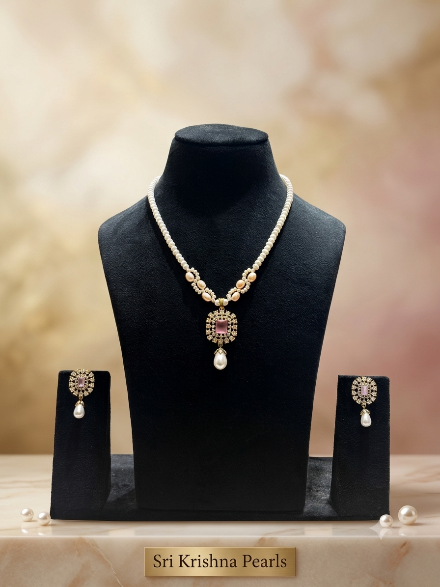 Single Layer Pearl Necklace