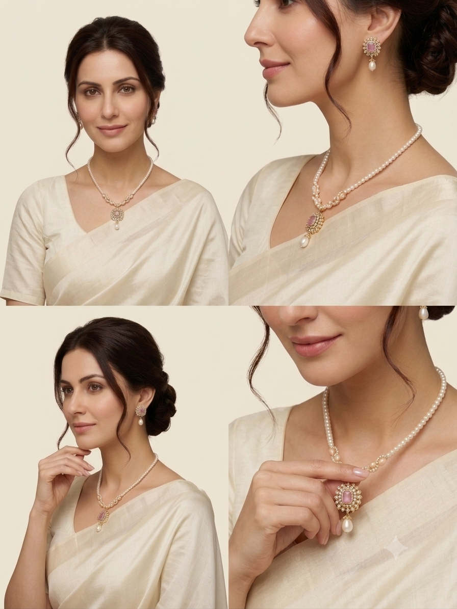 Single Layer Pearl Necklace