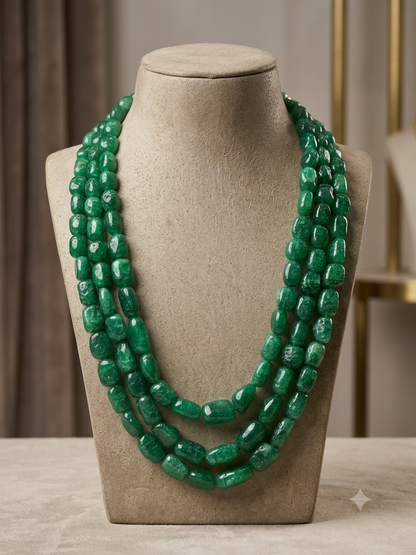 Beryl Emerald Tumbles - Rare & Elegant