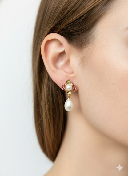 Ruby Studded Hangings