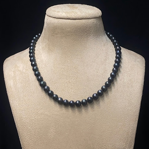 Round Black Pearl