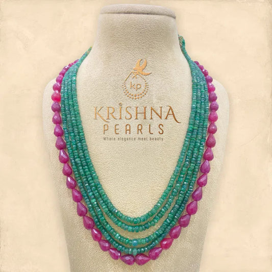 Real Emerald & Ruby Necklace