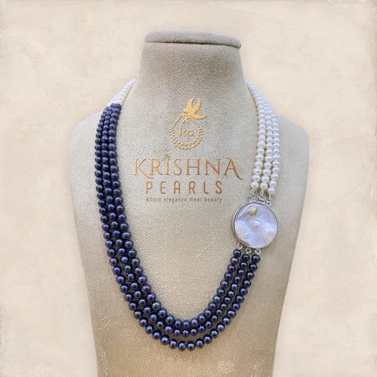 Natural Pearl Brooch Set