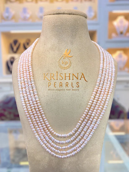 Original Pearl Pink Long Necklace