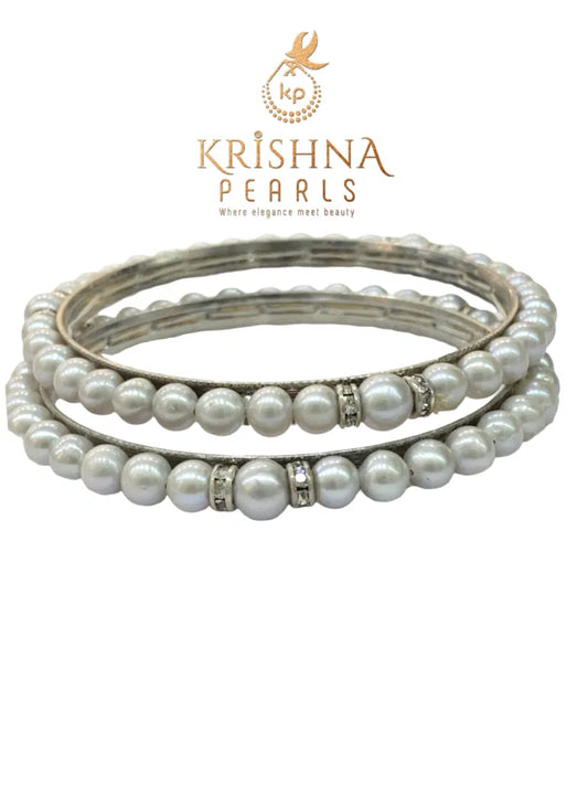 Gray Pearl Bangle