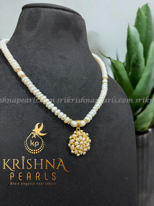 Handcrafted Freshwater Pearl Necklace by Sri Krishna Pearls, Hyderabad