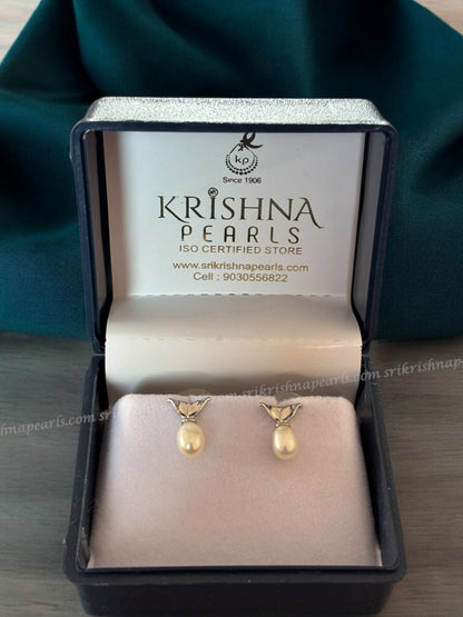 92.5 Silver Cute Pearl Earings