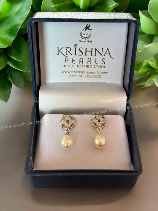 92.5 Silver Adorable Pearl Hangings