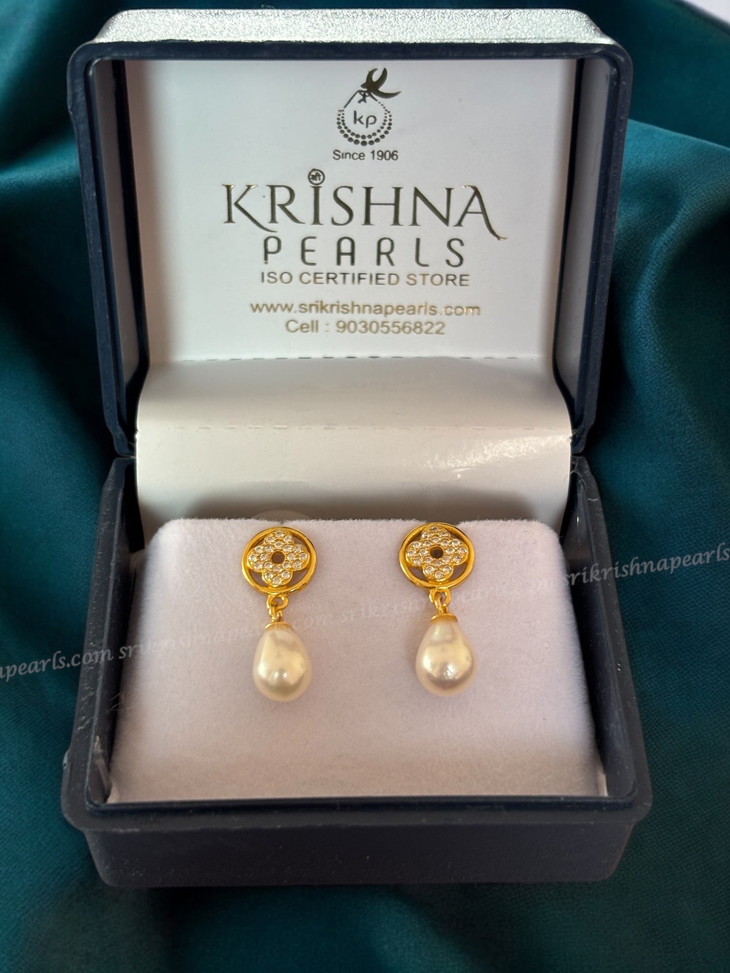 92.5 Sliver Adorable Pearl Hangings