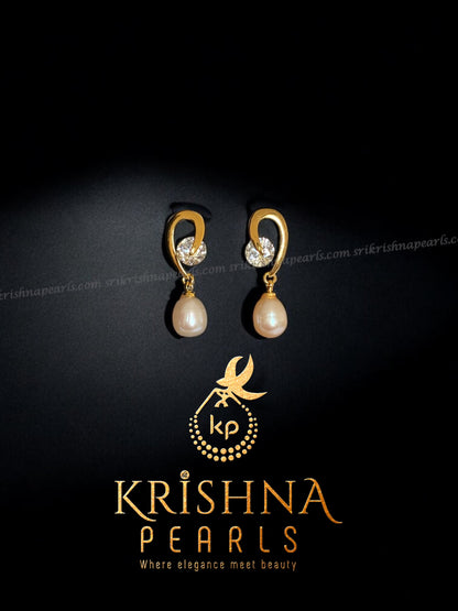 Designer Pink Pearl hanging Pendent Set