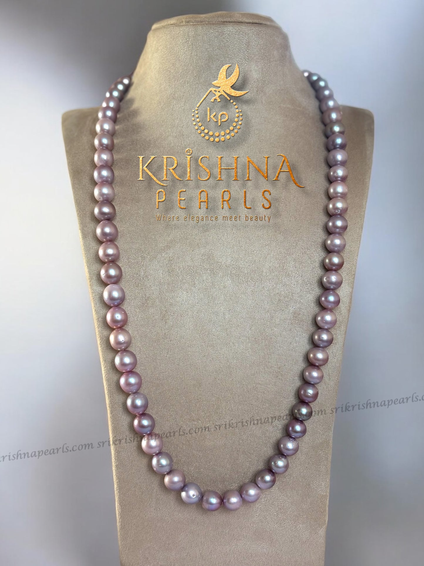 Aesthetic Shades of Pearls Necklace Set