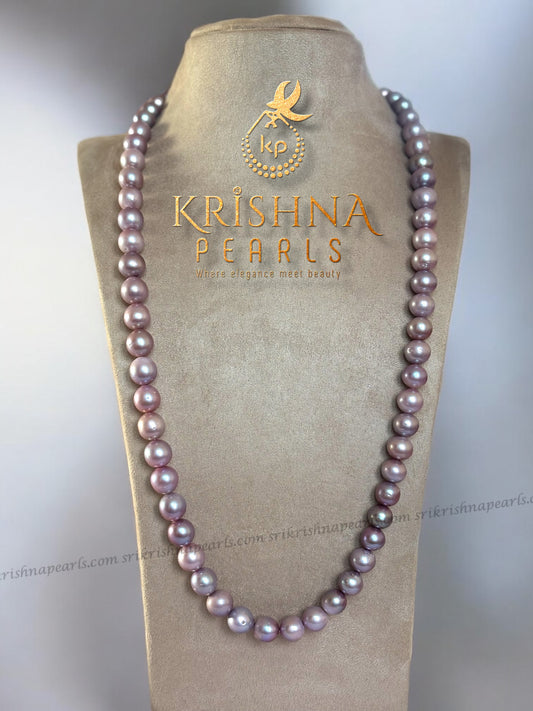 Aesthetic Shades of Pearls Necklace Set