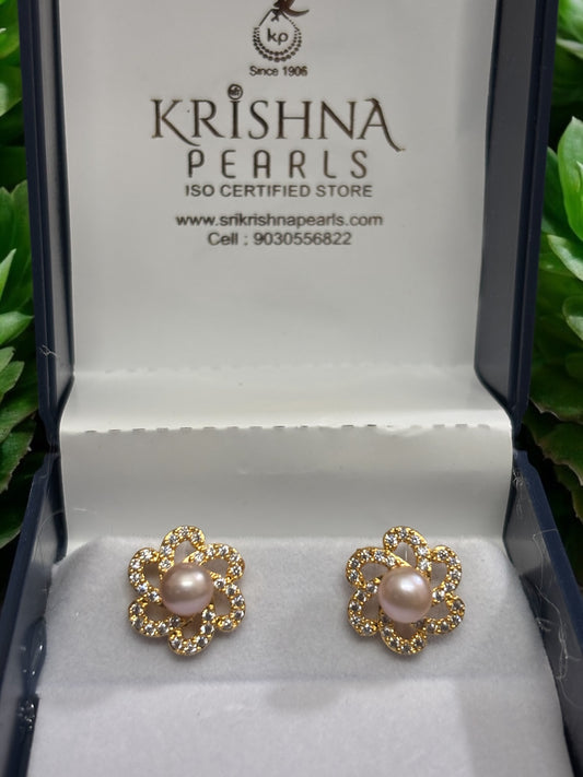 Cute Pearl Studded Earrings