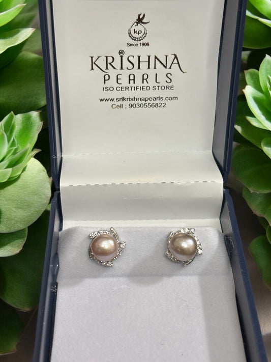 Beautiful Pearl Studded Earrings