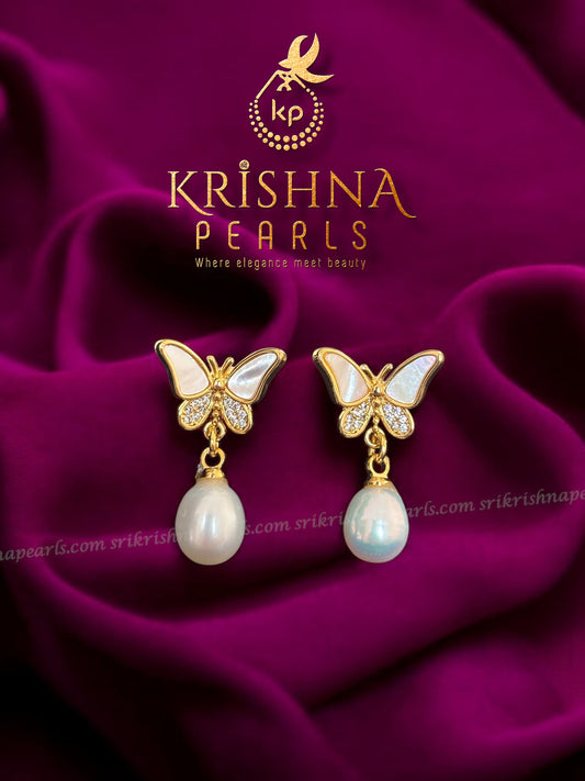 92.5 Silver Post Pin Butterfly Hangings