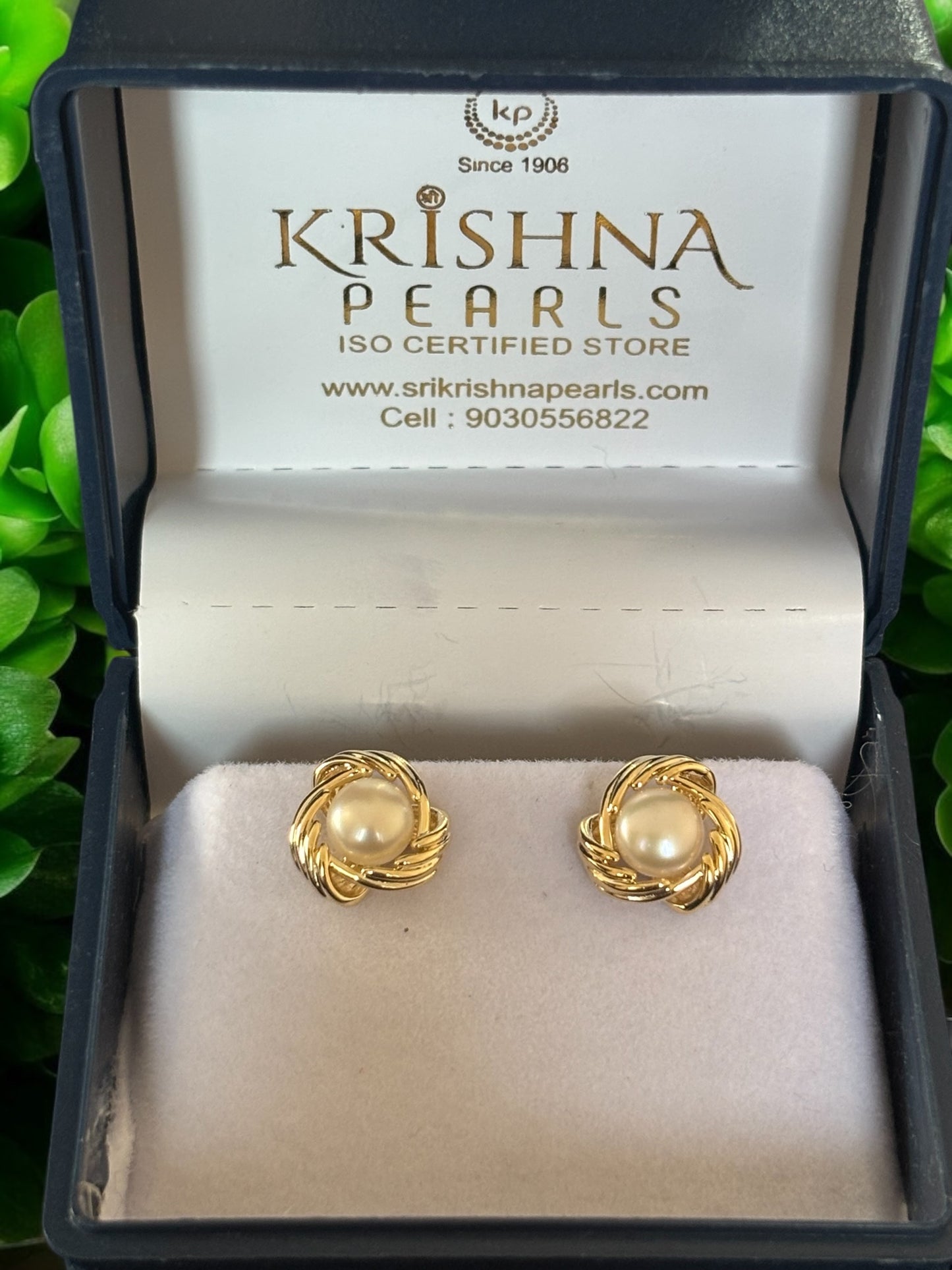 92.5 Silver Post Pin Adorable Pearl Hangings