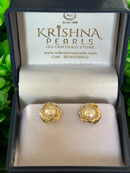 92.5 Silver Post Pin Adorable Pearl Hangings