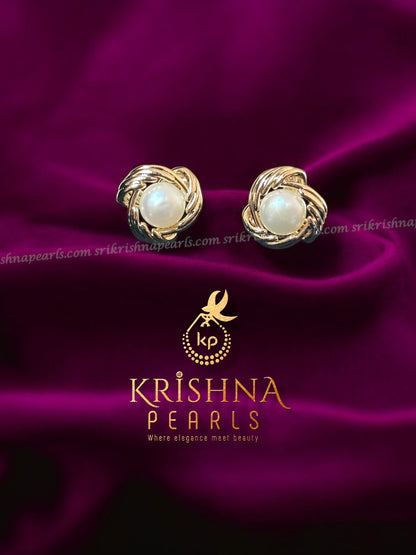 92.5 Silver Post Pin Adorable Pearl Hangings