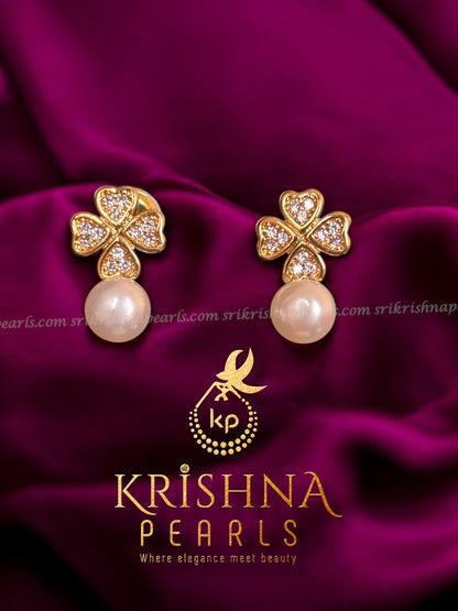 Flower Petals Pearl Studds