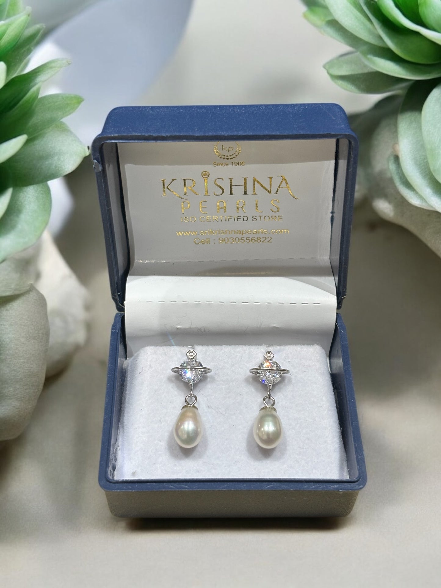 92.5 Silver Designer Pearl Hangings