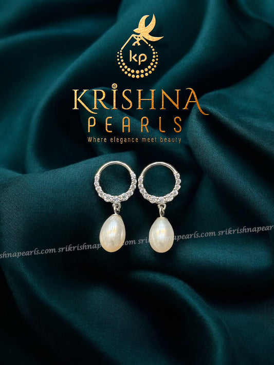 92.5 Silver Adorable Pearl Hangings