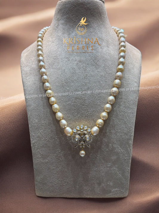 Pearl Royale - South Sea Pearls With 92.5 Silver Pendent Necklace