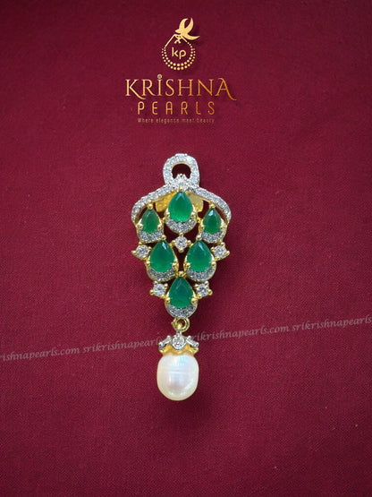 Elegant Green Jade Three Rows & Pearls Combination Necklace Set