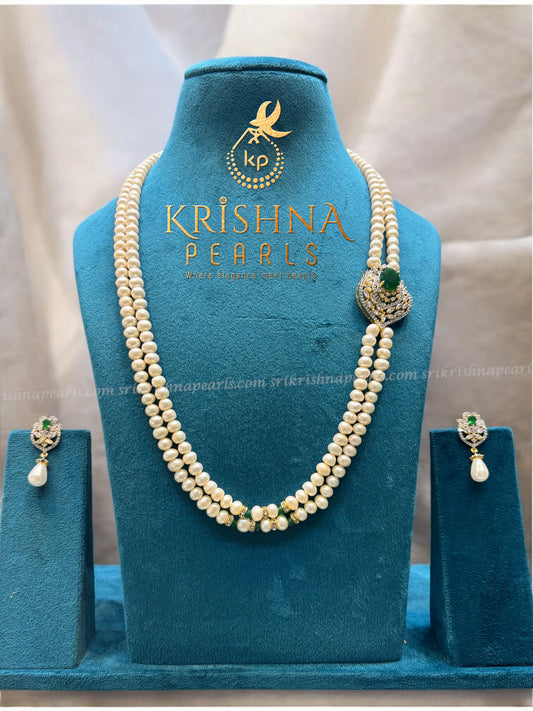 Radiant Two Line Broch Set