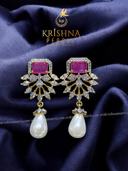 Real Pearls & Ruby Necklace Set