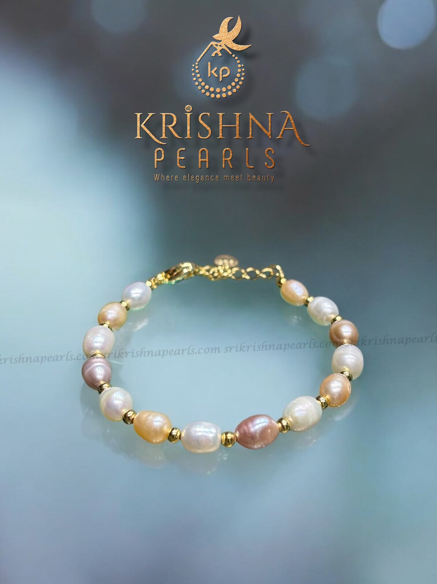 Beautiful Multicolour Pearls Bracelet