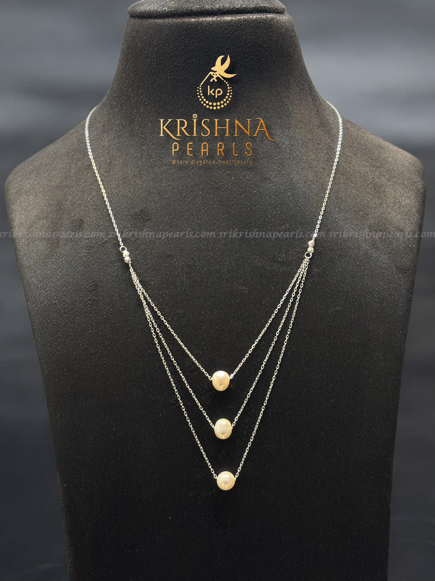 Designer 92.5 Silver Three Line Chain