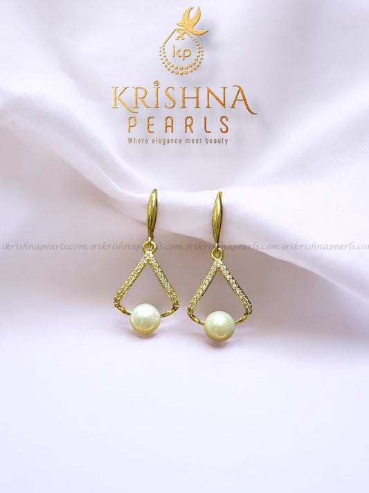 Designer CZ Stone & Pearl Studded Hangings