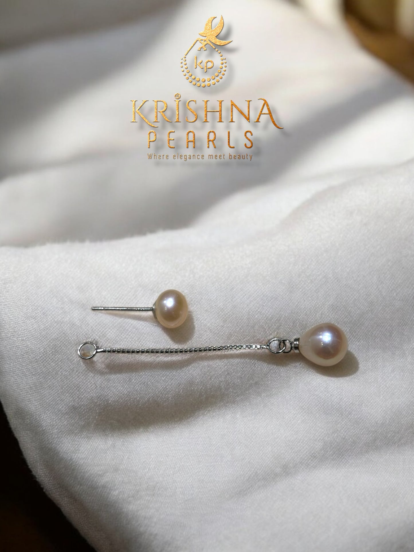 Designer 2 in 1 Pearl Hangings