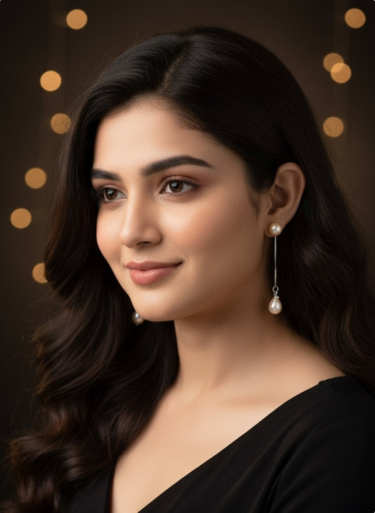 Designer 2 in 1 Pearl Hangings