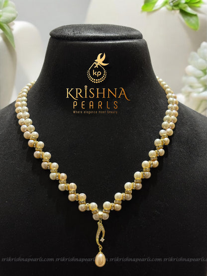 Exclusive White & Pink Button Pearls Set