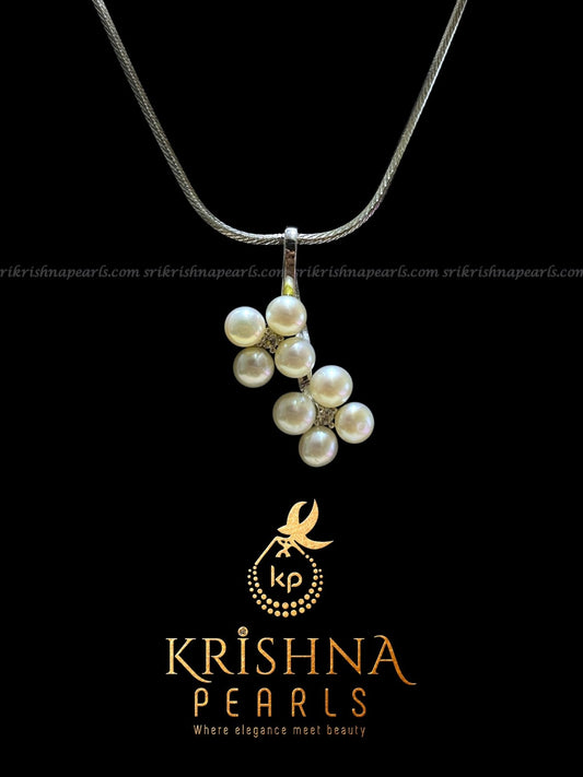 92.5 Silver Complete Pearl Set With Ring,Locket,Earrings & Chain