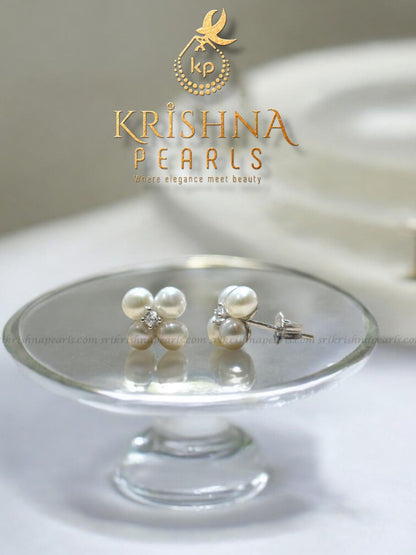 92.5 Silver Complete Pearl Set With Ring,Locket,Earrings & Chain