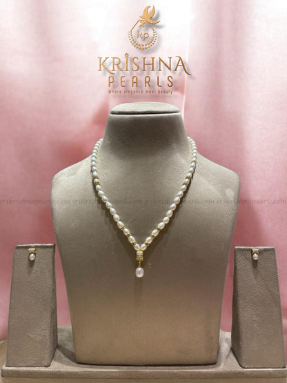 Cute Ring Pendent With Pearls Necklace for Kids 8-14yrs