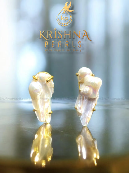 Designer Original Baroque Pearl Studds