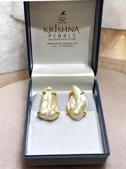 Designer Original Baroque Pearl Studds