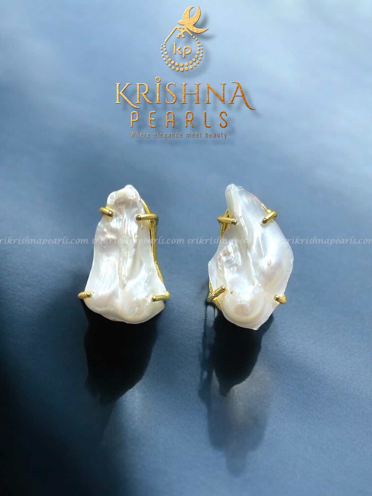 Designer Original Baroque Pearl Studds