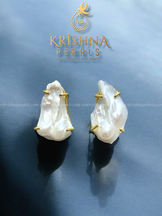 Designer Original Baroque Pearl Studds