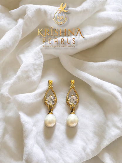 Adorable Oval Pearls Double Layer Necklace Set